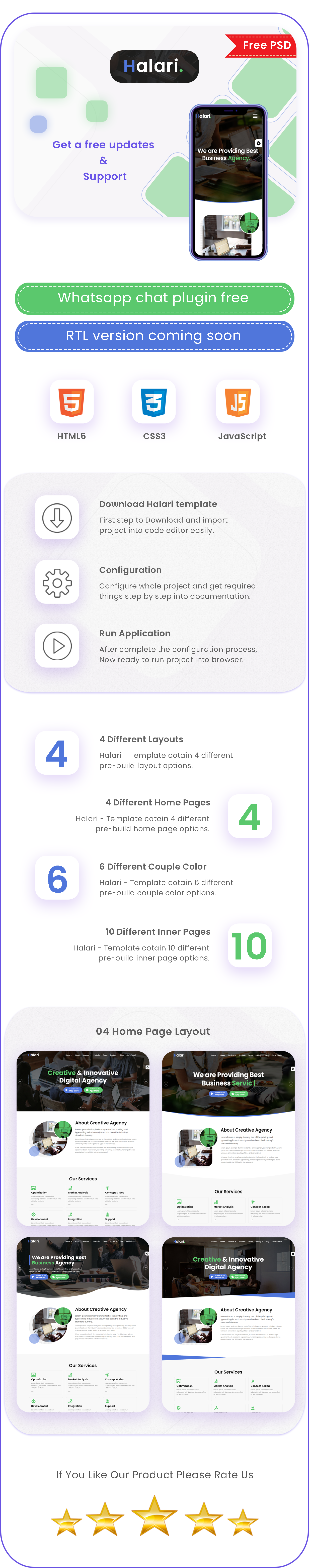 Halari - Software Digital Agency and IT Solutions HTML Template